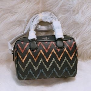 Coach Mini Bennett Satchel Coated Canvas